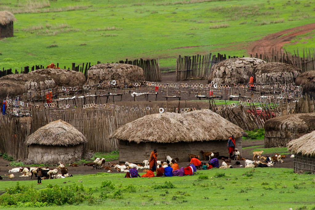 NGORONGORO CRATER AND MAASAI BOMA